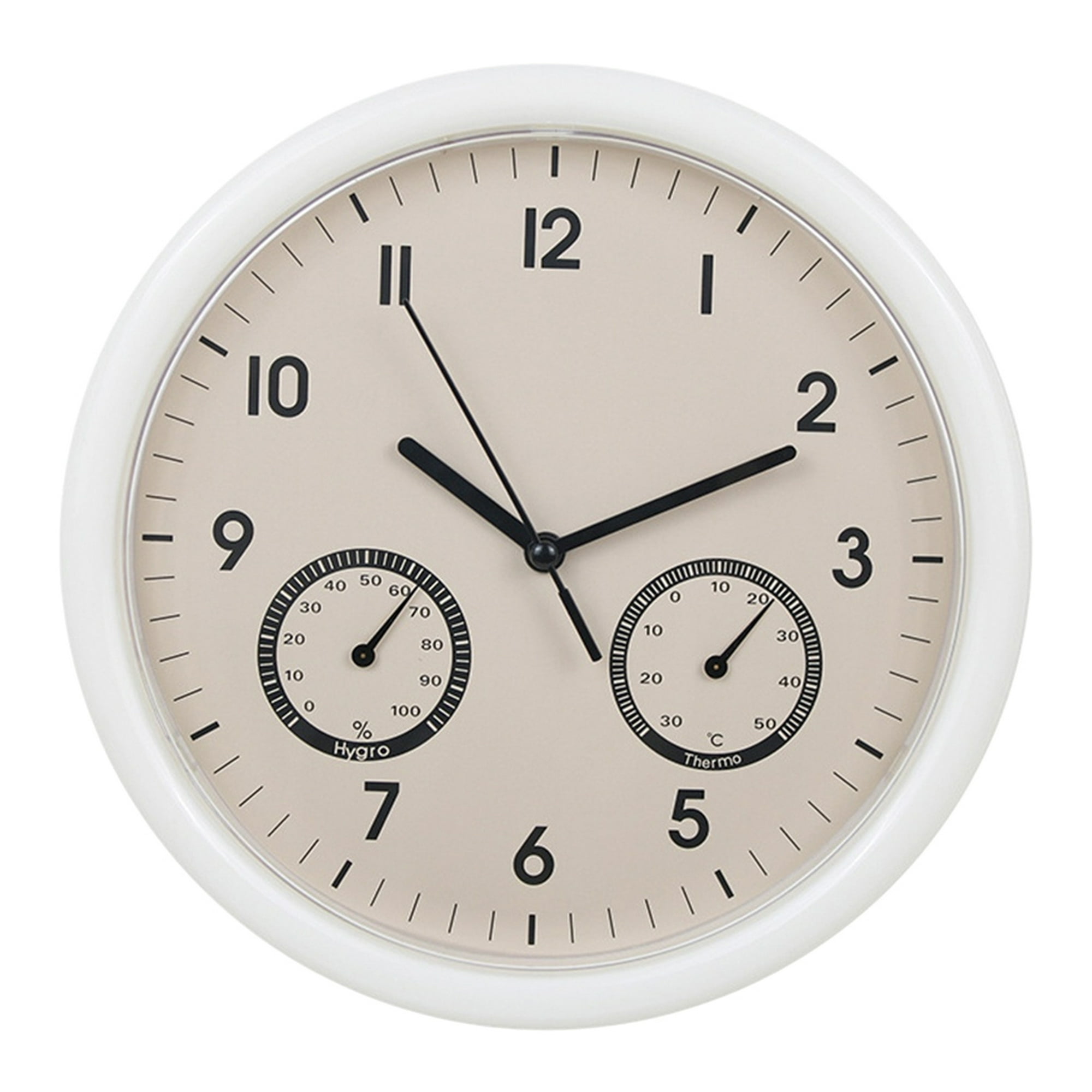 Reloj Pared 20 Cm Temperatura Humedad Cocina Living Moderno