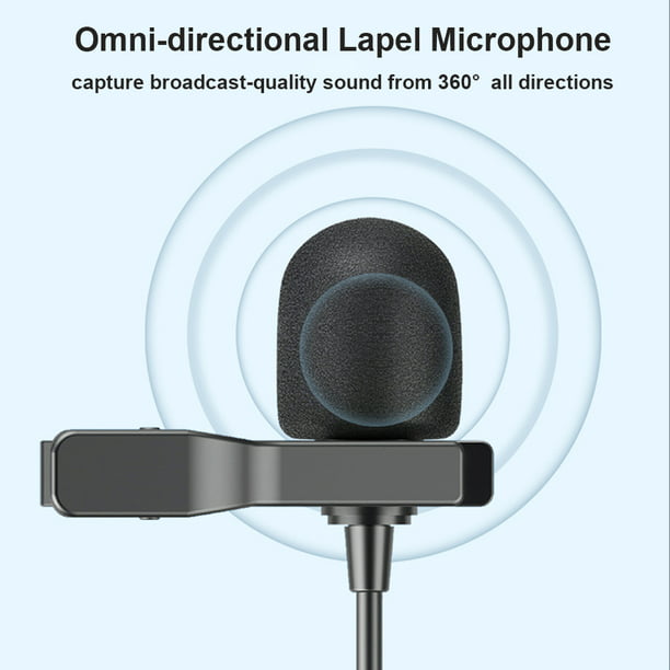 Micrófono Lavalier Boya BY-M1 Pro II - con Salida de Audífon