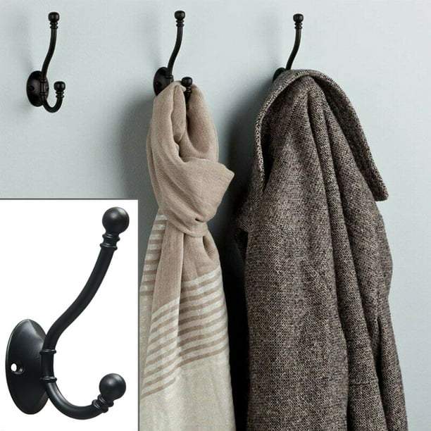 Comfify Perchero decorativo de pared de hierro fundido – Percha de diseño  vintage con 4 ganchos – para abrigos, sombreros, llaves, toallas, ropa