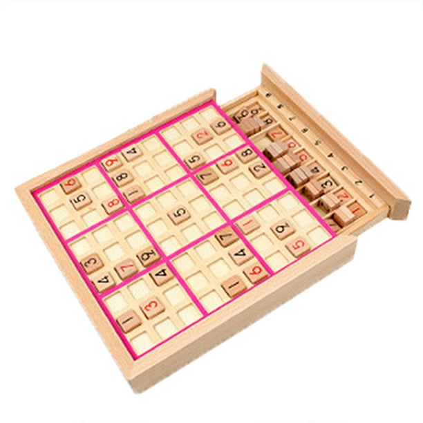 Privilegio Meditativo Limo Sudoku de madera, juego de números, rompecabezas para niños, adultos,  matemáticas, juguetes para beb Inevent WJ3603-02B | Walmart en línea