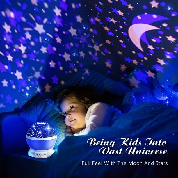 Luces De Noche De Estrella Para Nino Lampara Dormitorio Luz.Proyector
