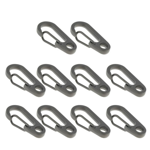 Key Rack Steel- Llavero Mosquetón con 6 Mosquetones de Metal