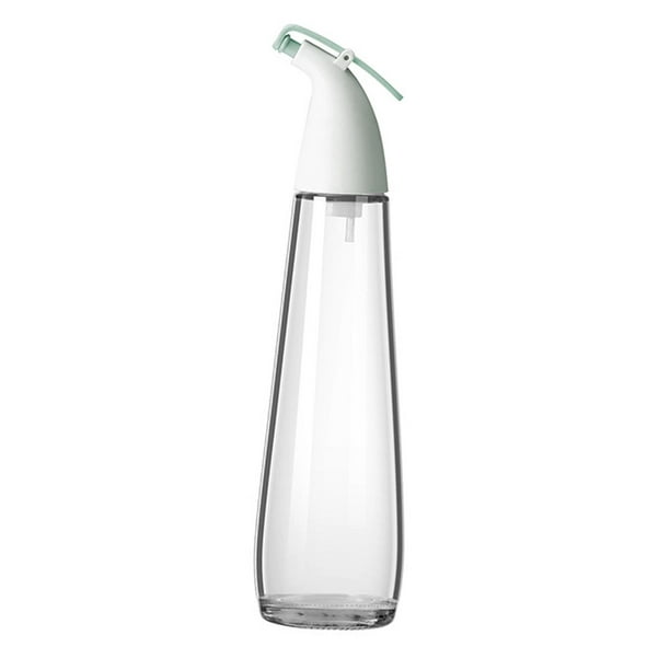 Botella transparente de cristal con dosificador blanco 250 ml