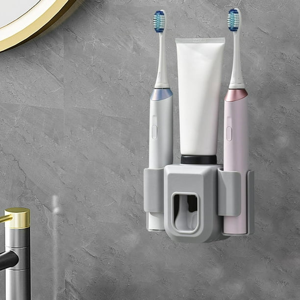 Estante para cepillos de dientes eléctrico, estante para cepillos de dientes  montado en la pared, estante