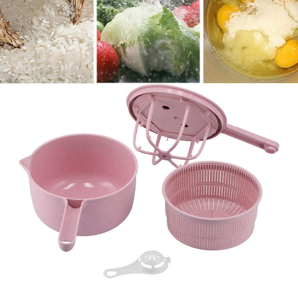  Escurridor de verduras, Ensalada Spinner Secador de frutas de  plástico para cocina para el hogar para frutas para verduras (azul) : Hogar  y Cocina
