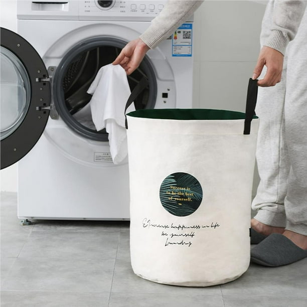 Cesto Ropa Plegable Laundry Tela Estampada Para Baño