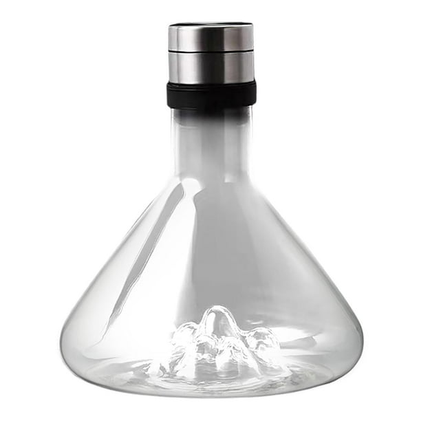 Botella de vidrio de 500 ml de agua de manantial de pintura de color negro  - sostenedor de vela de cristal, vaso de vidrio, vaso de chupito, copa de  vino tinto, botella
