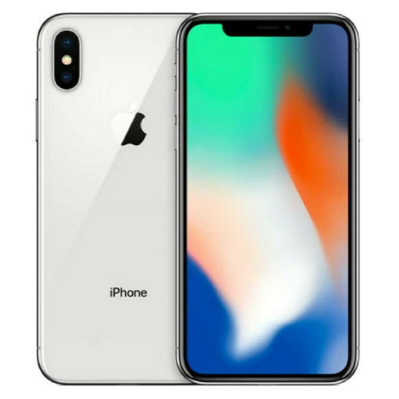 apple iphone x 64 incluye protector de pantalla keepon desbloqueado  cargador y cable silver plat apple reacondicionado