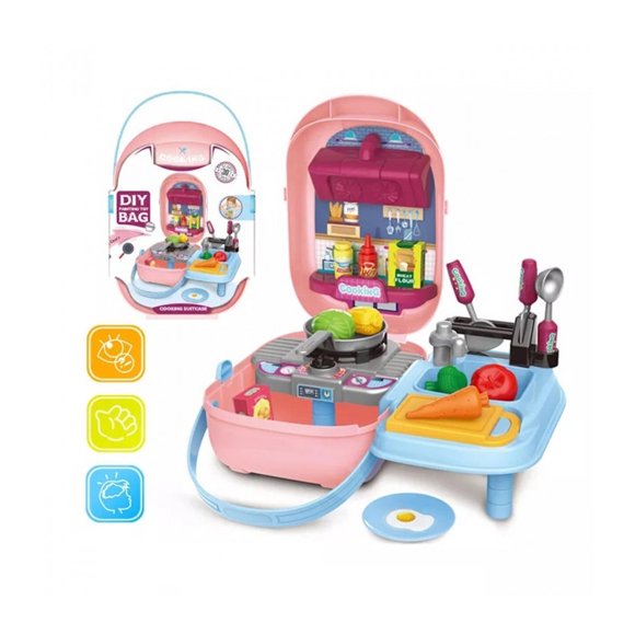 maletin de juguete para niños the baby shop 8774 portátil accesorios rosa 