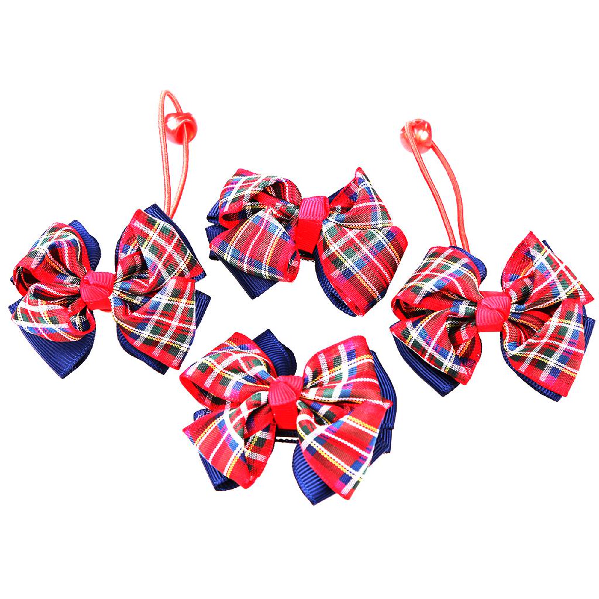 4 piezas niñas cinta zo Bowknot pinzas para el cabello pasador banda para  el cabello # 1 2 Sunnimix Chicas Headwear