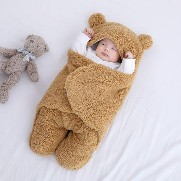 Lindo Saco Dormir Infantil Regalo Niña Niño Saco Dormir Infantil Abrigo L  marrón perfke Saco de dormir para bebé