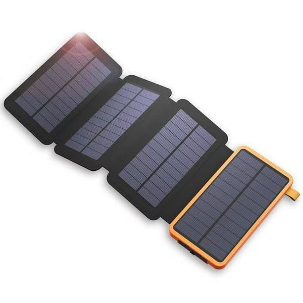 Cargador panel solar rápido portátil