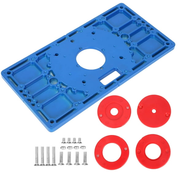 multiple holes installation trimming machine flip tool router table insert plate aluminum workbench board for boring and milling machine anggrek otros