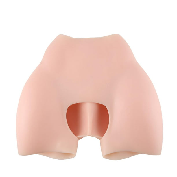 Nalgas de silicona para mujer, glúteos de silicona acolchados para el  trasero y la cadera, bragas mejoradoras de tamaño falso (M, negro)