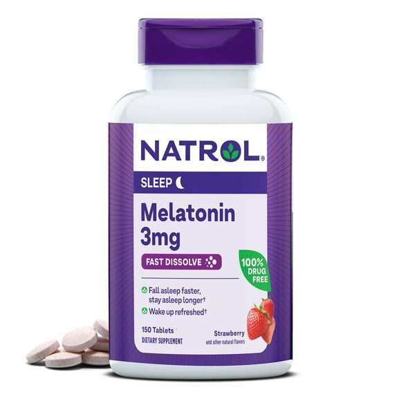 suplemento dietético de fresa de 3 mg de melatonina