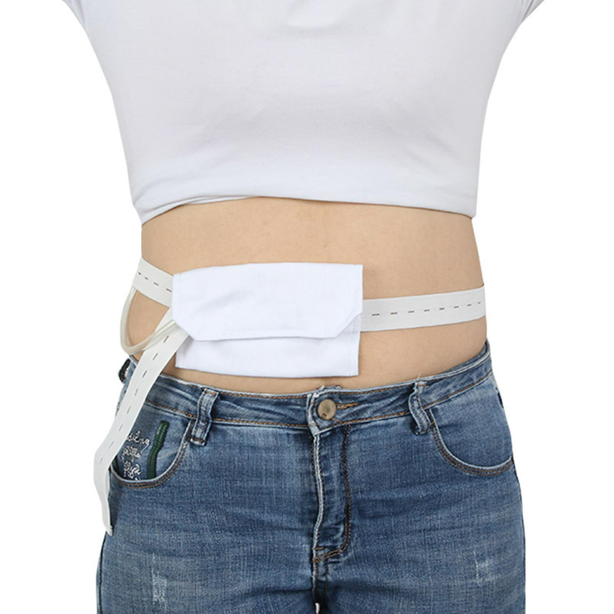 Cinturón de soporte para Hernia Abdominal, colostomía ajustable, soporte de  cinturo lavable, soporte Colcomx Cinturón de diálisis abdominal
