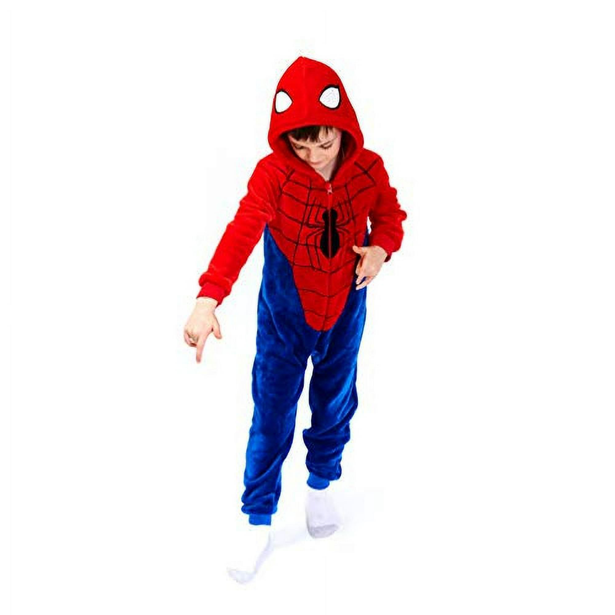 Disfraz de Spiderman para bebé, pijama de una pieza para Halloween