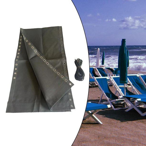  Silla reclinable, silla de playa plegable de tela y