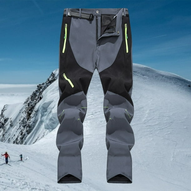 Pantalon Montaña Hombre Secado Rápido Impermeable Pantalones