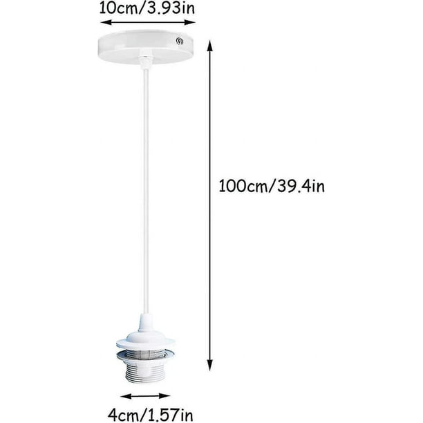 Cable colgante para lámpara de techo - E27 - 130cm