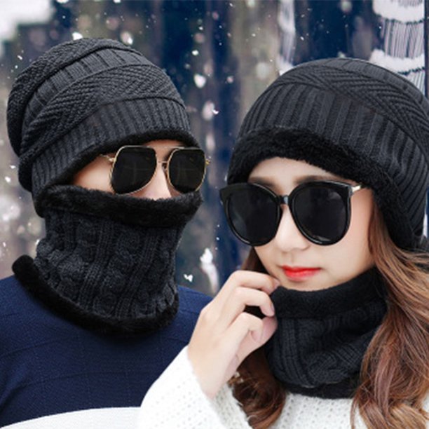 Gorros Gorras De Invierno Para Hombre y mujer Sombrero El Frio Bufanda  Regalo