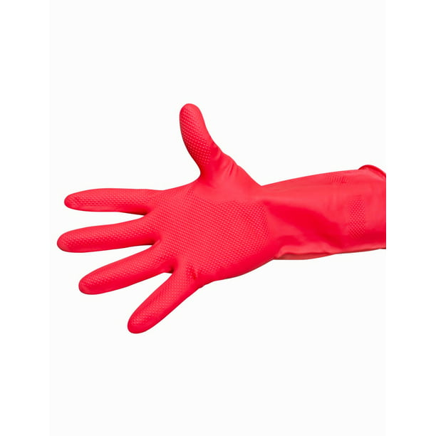 Guantes Flexibles de Jardin T9 (XL) Color Rojo