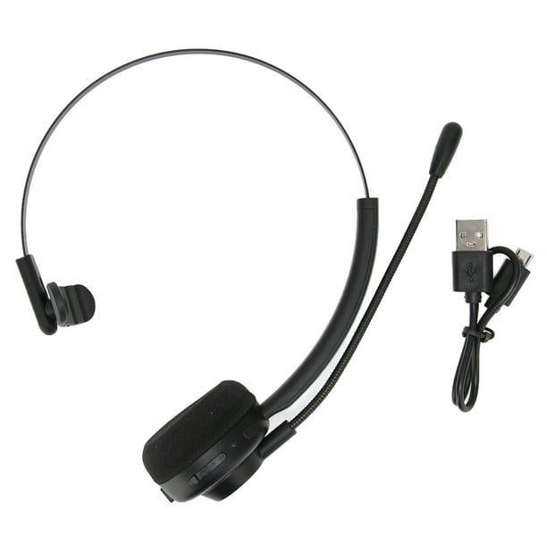  Auriculares Bluetooth - Auriculares inalámbricos con micrófono  90 días de espera/110 horas de conversación, auriculares Bluetooth para  teléfono celular/PC tableta/computadora portátil, auriculares para  camionero/conductor/negocios