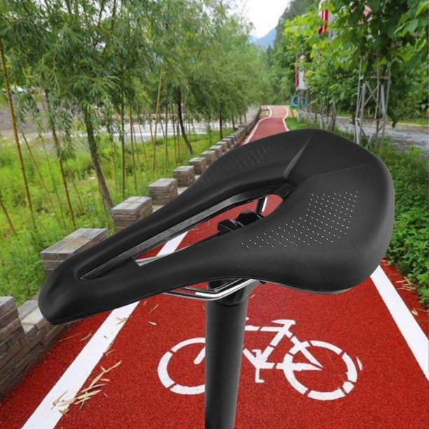 Cojín de asiento de bicicleta suave, funda de cojín de grueso para