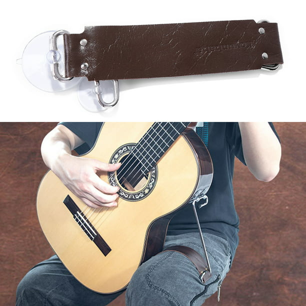 1 soporte de pared para guitarra elegante: muestre su instrumento de forma  segura con ganchos y púas incluidos