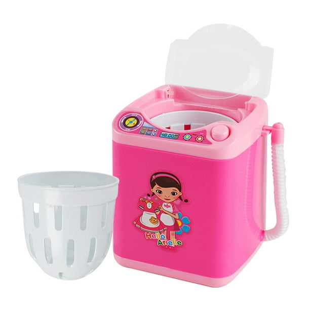 Worallymy Mini multifunción niños lavadora juguete belleza esponja cepillos lavadora  juguetes para juego de imitación Worallymy JD735803017
