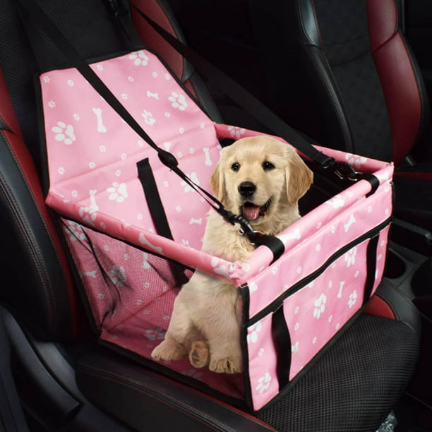 Asiento de coche para perros medianos y grandes, fácil de montar, asiento  de coche para perro, cómoda cama para perro, asiento trasero de automóvil