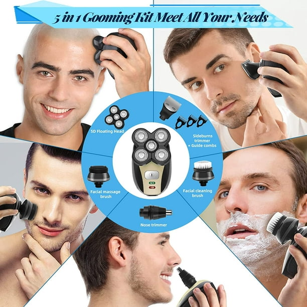  Maquinilla de afeitar eléctrica para hombres, afeitadoras  eléctricas para hombres, afeitadoras eléctricas para afeitarse la cara, afeitadoras  eléctricas para hombres, afeitadora de barba recargable : Belleza y Cuidado  Personal