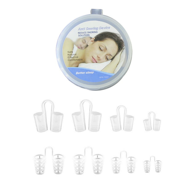 Juego de dilatadores nasales antirronquidos de 8 piezas, dispositivos de  solución antirronquidos par Meterk Anti-ronquido