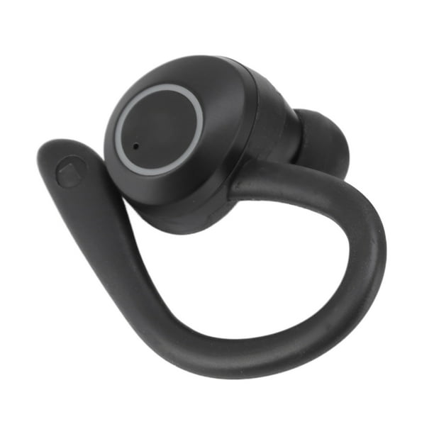 Auriculares inalámbricos Bluetooth deportivos con gancho para la oreja con  cancelación de ruido, color negro