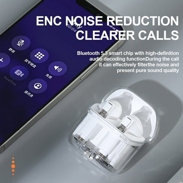 Audífonos YX-06 TWS inalámbricos 5.3 compatibles con Bluetooth (Blanco)  Ndcxsfigh Para estrenar