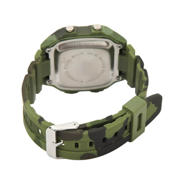Reloj Digital Para Hombre Pulsera Militar Camuflaje Resistente Al Agua  Deportes