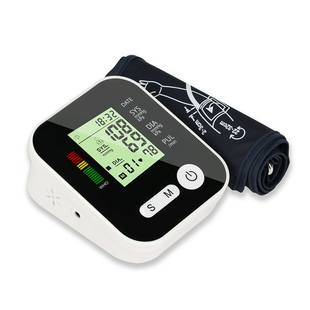 Medidor de monitoreo de frecuencia cardíaca con pantalla Hematomanómetro  ABS para personas mayores Ndcxsfigh Cuidado Belleza