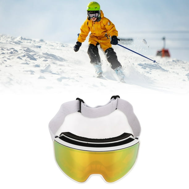 Gafas de esquí para hombre y mujer, lentes antivaho para la nieve
