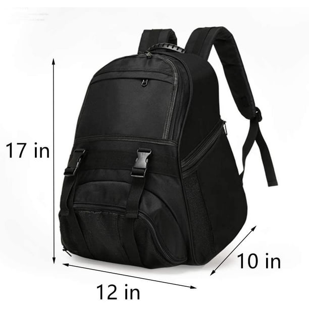 Bolsa de fútbol juvenil, mochila y mochila para fútbol, voleibol,  baloncesto, con compartimento para pelotas y paquete de entrenamiento de  tacos
