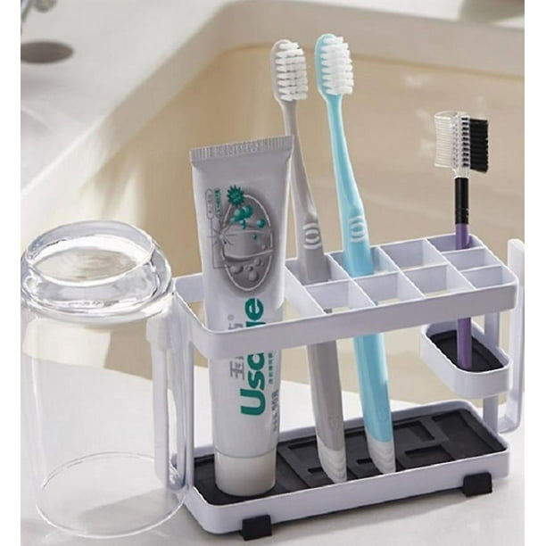 Soporte para cepillos de dientes para baño Organizador de cepillos