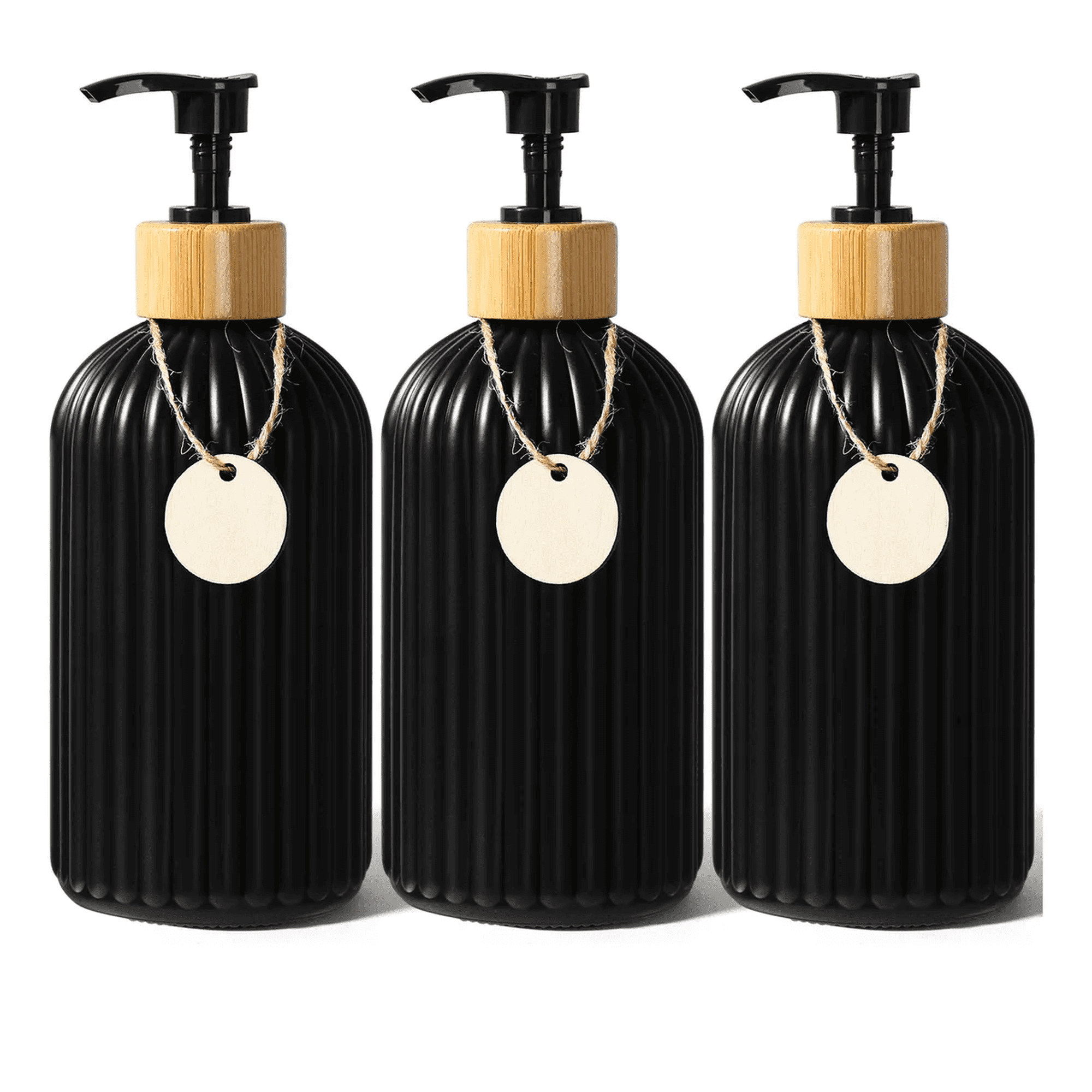 Dispensador jabon líquido 540 ml jabonera bano con etiqueta xtellar negro