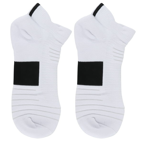 Calcetines cortos deportivos de baloncesto de algodón peinado calcetines de  absorción antideslizantes transpirables gruesos para correr para hombre