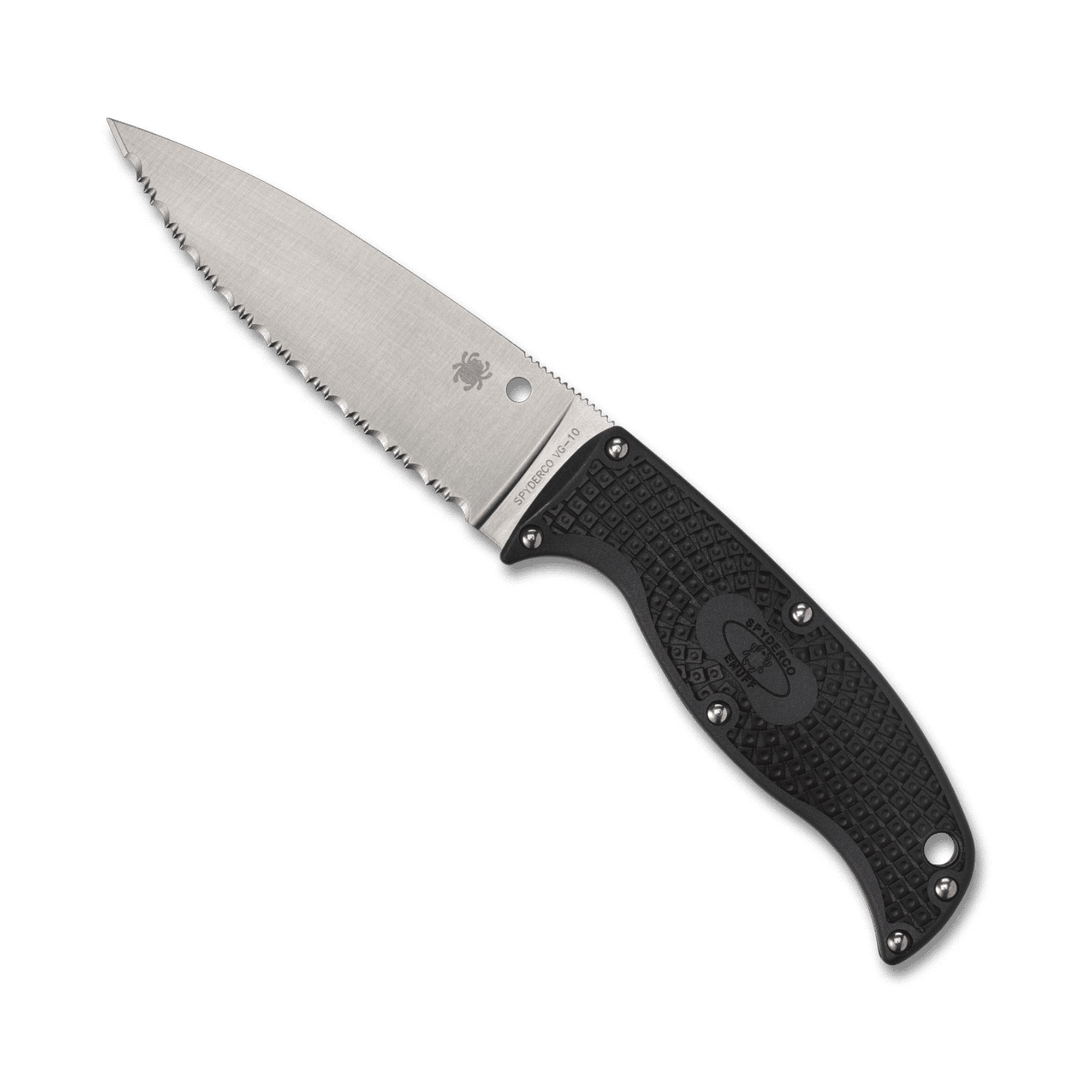 spyderco-knives-enuff-2-fixed-blade-fb31sbk2-serrated-vg-10-stainless