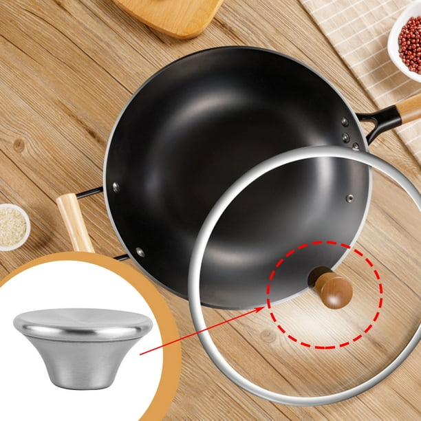 Matsuzay Juego de 4 tapas y asas para ollas de Material duradero para  utensilios de cocina elegantes para el hogar, tapa Universal para ollas,  Decoración del hogar