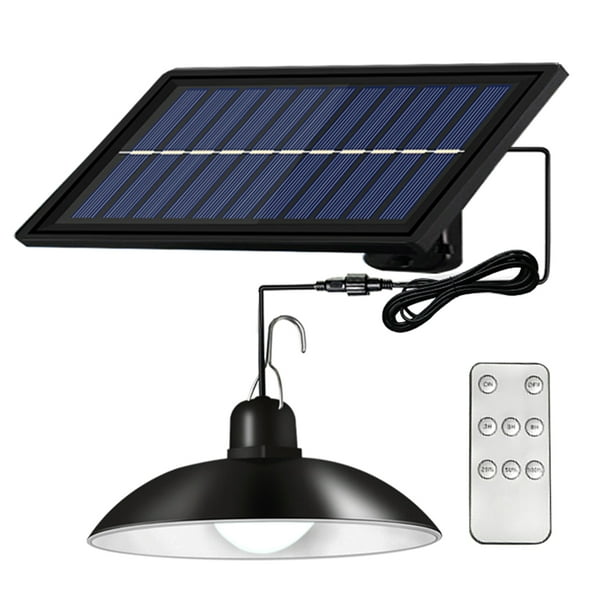 Mejor Lampara Solar Para la Casa con Panel Luz De Techo Impermeable Con  Remoto