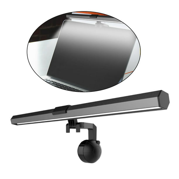Barra de luz para monitor, lámpara de monitor de computadora para cuidado  de los ojos, barra de luz LED regulable, control táctil USB alimentado por