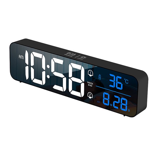 Reloj Despertador Digital Led Alarma Temperatura Hora