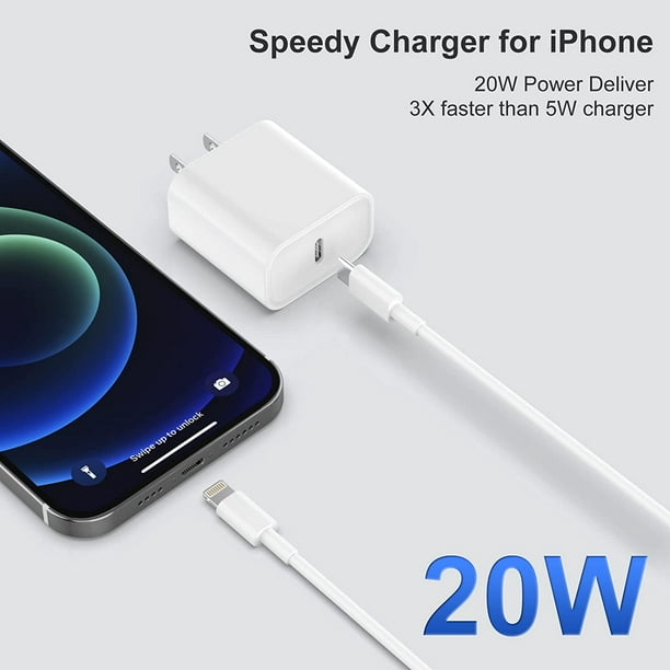  Cargador rápido para iPhone – Cable USB-C a Lightning