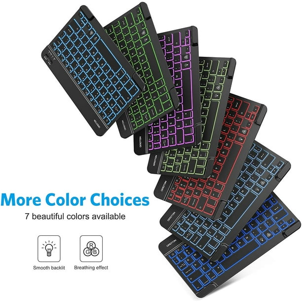 Teclado Arteck para iPad Air de 10,9 pulgadas/iPad Pro de 11 pulgadas,  teclado Bluetooth