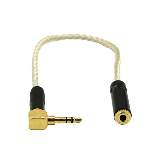 Cable de 1m de Extensión Alargador de Auriculares Mini-Jack 3,5mm 3 pines  Macho a Hembra
